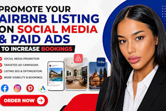 promote your airbnb listing on social media and paid ads to increase bookings