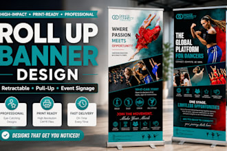 design retractable roll up event ads banner pull up signage yard pop up banner
