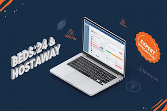 setup beds24 integrate pms, hostaway and sync calender manage synxls ,crs ,pms