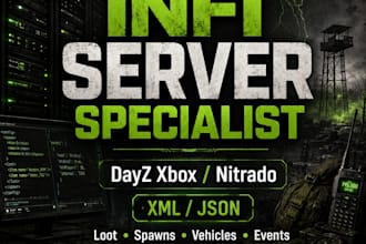 fix and set up your dayz xbox nitrado server files