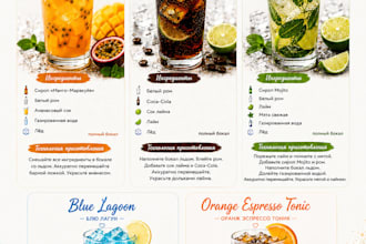 restaurant and cafe menu design