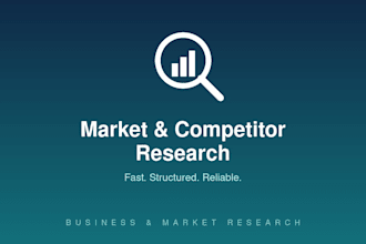 do fast structured market or competitor research for you