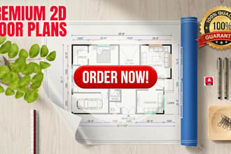 design 2d house floor plan with accurate scaling