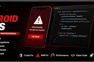 fix android app bugs crashes anr kotlin java issues