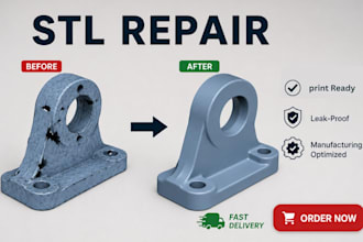 repair stl files fix stl mesh errors and optimize stl for 3d printing