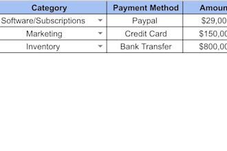 create a professional automated google sheets budget tracker and expense