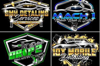 design a professional cycle, auto dealership, automobile repairing and workshop