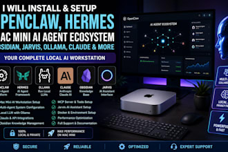 install openclaw bot hermes agent mac mini multi obsidian jarvis oliama claude