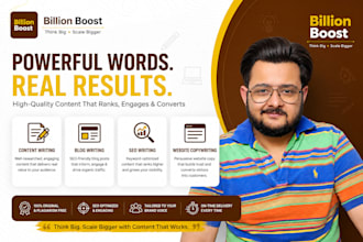 be your content writer for blogs and website copywriting with right seo keywords