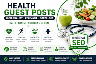 publish health guest post on high authority health blogs