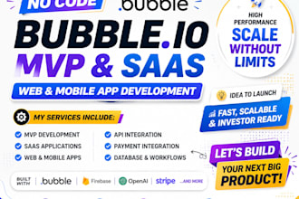 build bubble io developer bubble website web app bubble app developer bubble mvp