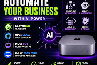 automate your busiess with clawdbot , opeclaw, moltbot and set up mac mini