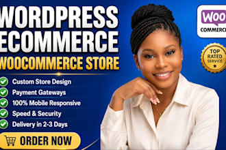 build a high converting woocommerce store or e commerce website