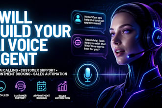 ai voice agent, ai calling agent, ai receptionist with vapi, retell, elevenlabs