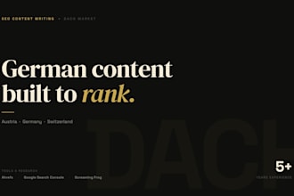write optimized german content for the dach market