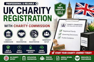 do uk charity registration, charity commission, setup cio, cic and nonprofit