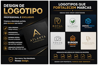 vou criar um logotipo profissional e exclusivo para sua empresa