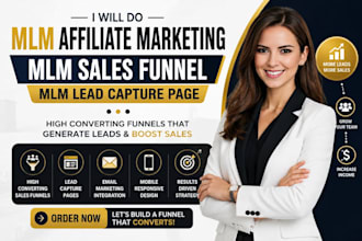do mlm affiliate marketing mlm sales funnel mlm lead capture page