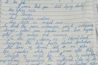 write neat handwritten assignments and essays