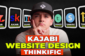 kajabi website design kajabi funnel thinkific website design online course