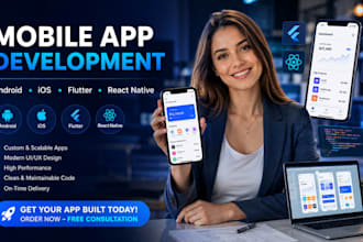 mobile app entwicklung ios android mit flutter, react native und ki funktionen
