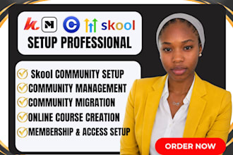 skool community setup skool community setup skool online community skool manager