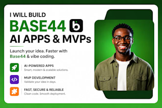 be your base44 developer for ai apps and website