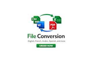 convert your files between CSV and excel formats