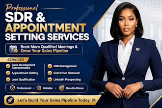 be your sdr appointment setter sales development representative sales operations