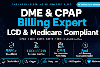 dme, cpap medical billing and medicare denial management