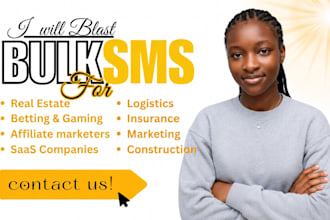 send bulk sms marketing and provide bulk text marketing with high rate delivery