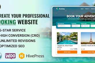 build a professional booking and rental website