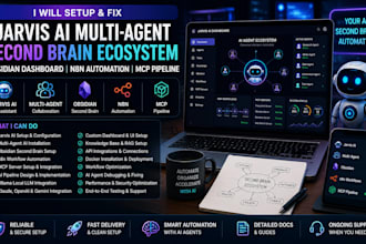 fix setup jarvis ai multi agent obsidian dashboard second brain n8n mcp pipeline