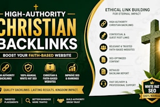 build authority christian backlinks with manual outreach