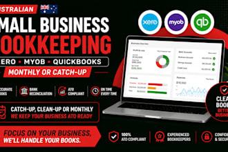 cleanup messy australian small business bookkeeping in xero myob quickbooks