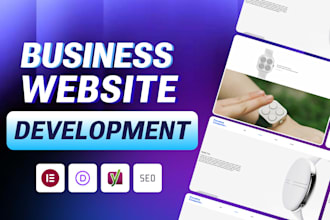 build a modern wordpress business website with elementor pro