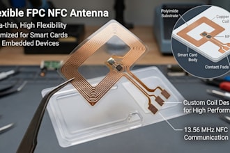 design flexible fpc nfc antenna for smart cards and embedded devices