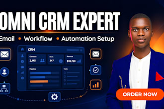 set up your omni CRM email marketing automation and workflow