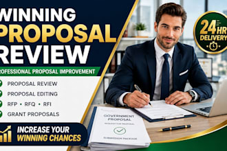 edit review and improve your proposal for winning submissions