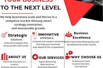 design a modern business flyer for your brand