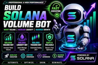 build solana volume bot, volume bot, solana trading bot, solana liquidity bot
