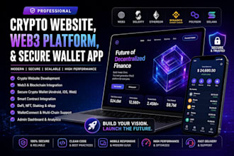 develop a secure crypto wallet app for ios and android