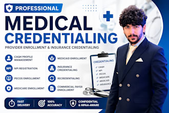 do medical credentialing and provider enrollment