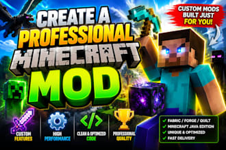 create a professional minecraft mod