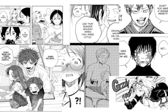 anime manga illustration webtoon panel graphic novel shonen manga comic artist