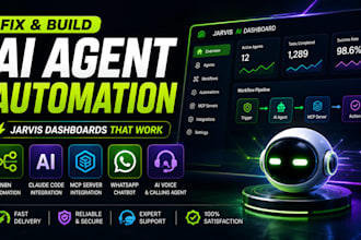 build fix multi ai agent jarvis ai assistant dasboard claude code n8n automation