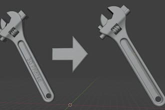 add or remove a de or embossed logo or text from a 3d printable file