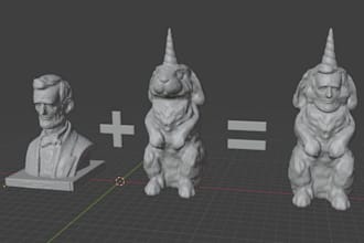 combine two or more 3d printable files