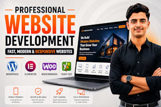 build a wordpress website with elementor