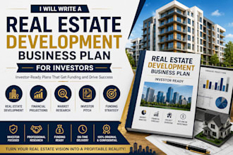 write a real estate development business plan for investors